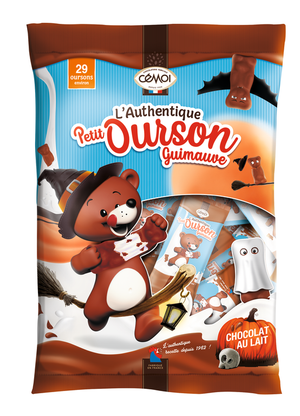 Cémoi - Sachet L'Authentique Petit Ourson Guimauve spécial Halloween 338 g