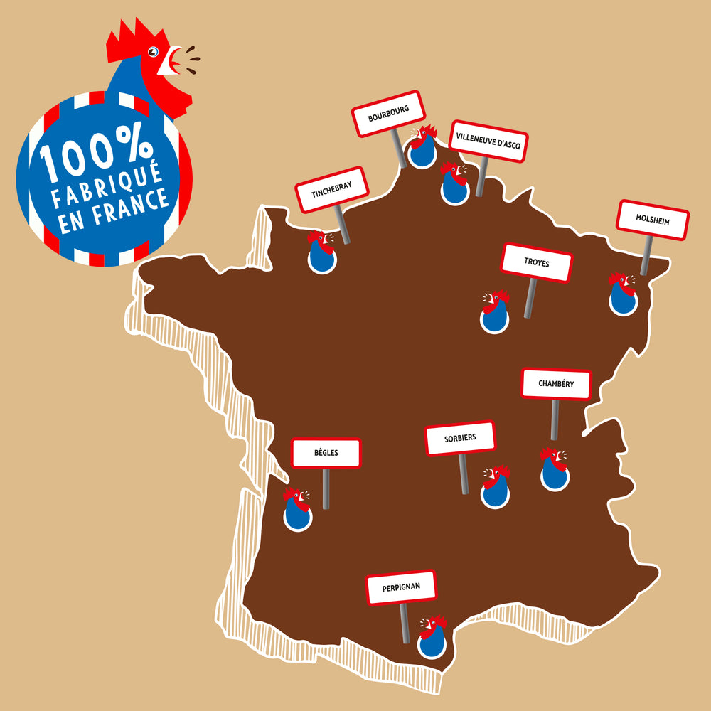 Sachet Petit Ourson Guimauve Chocolat au Lait - Lot de 3x170g